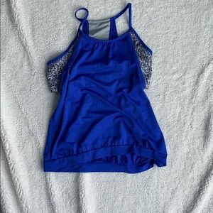 Zella Girl workout top with built in bra